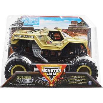 Monster Jam, Official Soldier Fortune Monster Truck, Collector Die-Cast Vehicle, 1:24 Scale