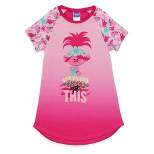 Girls' Dreamworks Trolls You Got This Poppy Nightgown Sleep Pajama Shirt Pink