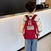 MyKids-USA Preschool Children Lightweight And Portable Compact Canvas Backpack - 2 of 3