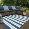 Oriental Weavers Meridian 5701B Blue/ Ivory Indoor/Outdoor Area Rug - 1'10" x 2'10" - 2 of 4