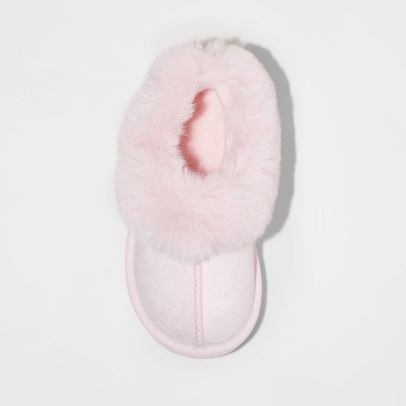 Toddler Callie Faux Fur Cuff Bootie Slippers - Cat & Jack™, 3 of 9