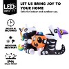 Joyfy 6 FT Long Halloween Inflatables Outdoor Decorations, Inflatable Skeleton Unicorn and Dinosaur with Pumpkin for Party Yard Garden Lawn Decoration - 3 of 4