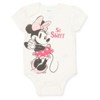 Disney Minnie Mouse Mickey Mouse Marie Baby Girls Bodysuit Pants and Headband 3 Piece Outfit Set Newborn to Infant - 4 of 4