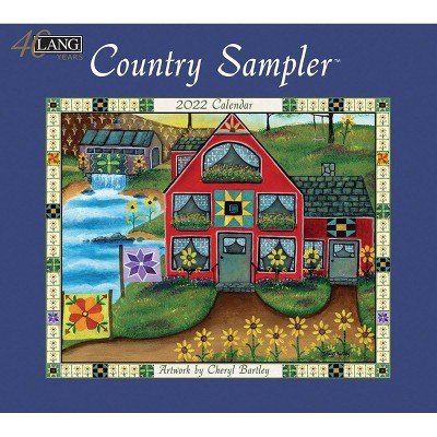 2022 Wall Calendar 12 Month 13.4"x24" Country Sampler - Lang