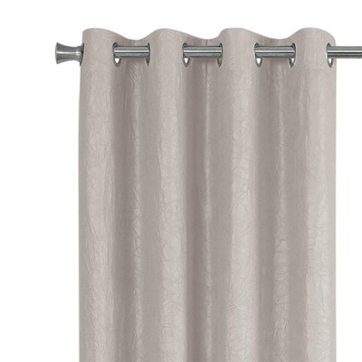 Ivory Velvet Blackout Grommet Curtain Panels 52" x 84" Set