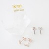 Crystal Drop Bar Earrings in Gold, Rose Gold, Silver - Honeycat - image 3 of 4