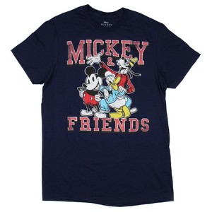 Disney Mickey Mouse And Friends Men's Graphic Short Sleeve T-Shirt - 1 of 3