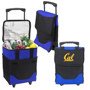 NCAA California Berkeley University Golden Bears Folding Rolling Soft Sided Cooler - 32 Can - 1 of 4