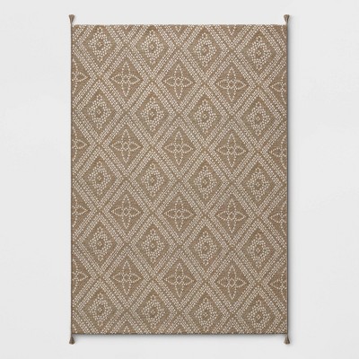 Diamond Tasseled Outdoor Rug - Threshold™