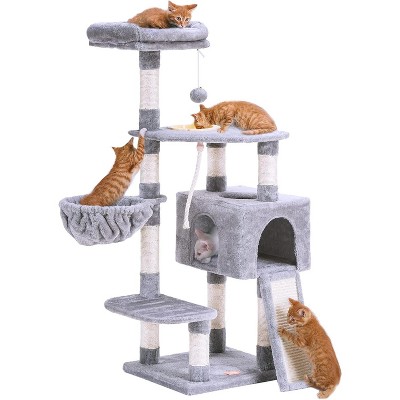 Heybly Cat Tree, Cat Tower for Indoor Cats with Scratching Board
