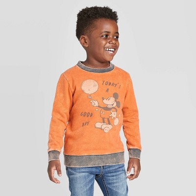 toddler orange sweatshirt