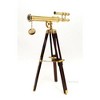 Brass Telescope With Stand – Bright Finish – 18 Inch Adjustable Tripod By Old Modern Handicrafts - 3 of 4