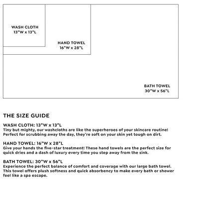 AuraSoft Light Gray Cotton 4-Piece Bath Towel Set