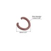 Unique Bargains Carbon Steel DIY Crafts Jewelry Making Open Connector Jump Rings 100 Pcs - 2 of 4