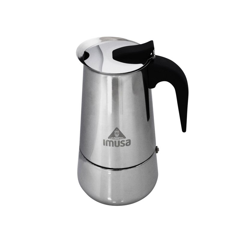 IMUSA 6 Cup Stainless Steel Stovetop Coffeemaker, 1 of 10