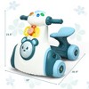 Costway Baby Balance Bike Musical Ride Toy w/ Sensing Function & Light Toddler Walker - 2 of 4