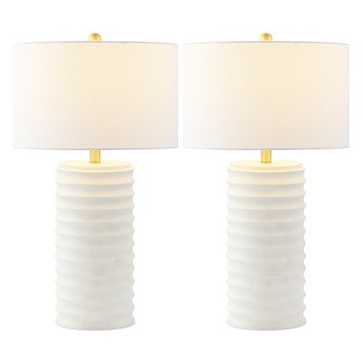 Melina Table Lamp (Set of 2) - 28.5 Inch Height - TBL4121 - Bone - Safavieh