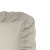 C&F Home Ruffled Euro Sham Natural - 2 of 4