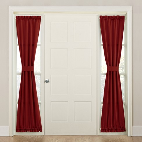 Seymour Room Darkening Sidelight Curtain Panel Brick 26 X72 Sun
