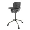 MelO Revel+ High Chair, Modern Design with Dual Trays, Converts for Toddlers, Safe & Easy to Clean – White/Grey - 3 of 3