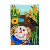 Evergreen Scarecrow and Friend Appliques Garden Flag 12 x 18 Inches Indoor Outdoor Decor - 2 of 4