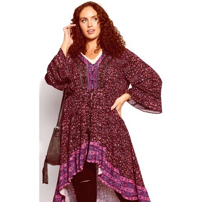 Women's Plus Size Marigold Jacket - purple | STARLING REINE