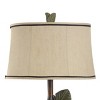 Islamadora Table Lamp Bronze Cloud - StyleCraft: Adjustable Height, Polyresin, Linen Shade, UL Listed - 3 of 4