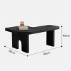 FONTOI Modern Nesting Coffee Table Extendable Splicing Center Table Living Room Sofa Table Minimalist Center Table, Black, 35.4"* 23.6"*15.7" - 3 of 4