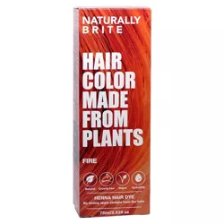 BRITE Naturally Henna Hair Dye Fire - 2.53 fl oz
