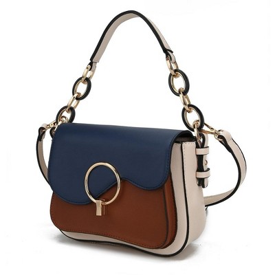 MKF Collection Fantasia Solid Vegan Leather  Women's Crossbody Bag by Mia K
