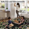 Runner Rug for Hallways, Floral Bathroom Rugs Non Slip Washable Kitchen Runner - 3 of 4