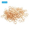 Unique Bargains Metal Bulk Elegant DIY Crafts Jewelry Making Heart Pendant 100 Pcs - 3 of 4