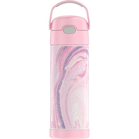 Thermos 16oz FUNtainer Water Bottle with Bail Handle - Pink Marble