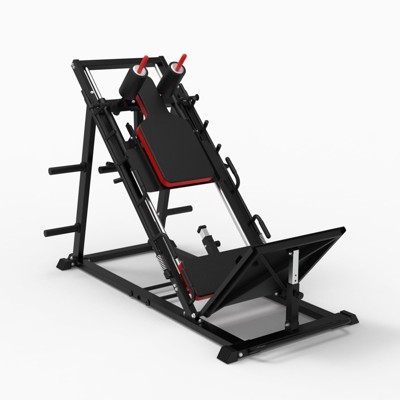 Leg Press Machine, Hack Squat Machine - Professional 2-in-1 Combo with Linear Bearing, 1500 LBS Capacity, Adjustable