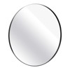 Round Wall Mirror with Aluminum Frame for Bedroom, Living Room, Entryway, Bathroom - 4 of 4