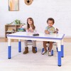 ECR4Kids Rectangle Dry-Erase Activity Table with 2 Adjustable Chairs, 3-Piece - 4 of 4