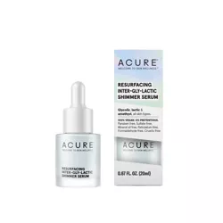 Acure Resurfacing Inter-Gly-Lactic Shimmer Serum - 0.67 fl oz
