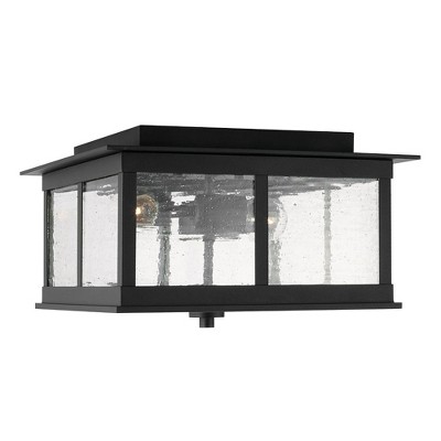 Capital Lighting Barrett 3 - Light Flush Mount in  Black