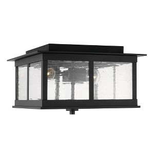 Capital Lighting Barrett 3 - Light Flush Mount in  Black - 1 of 3