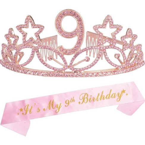 DORADREAMDEKO 9 Years Girl Birthday Gift,9th Girl Birthday,9th Birthday,birthday Gift for 9 Year Old
