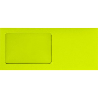 LUX Self Seal #10 Window Envelope 4 1/2" x 9 1/2" Wasabi 1000/Pack (LUX-10APW-L22-1) LUX10APWL221000