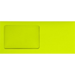 LUX Self Seal #10 Window Envelope 4 1/2" x 9 1/2" Wasabi 1000/Pack (LUX-10APW-L22-1) LUX10APWL221000 - 1 of 2