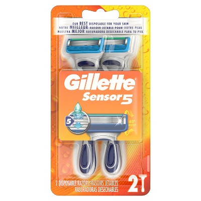 Gillette Sensor5 Men's Disposable Razors - 2ct