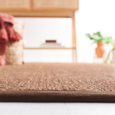 Chocolate Brown 5'x8' Hand-Knotted Wool Area Rug