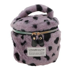 Unique Bargains Leopard Print Drawstring Makeup Bag 1 Pc - 1 of 4