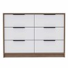 NicBex 6-Drawer Rectangle Dresser Chest Dresser with Deep Drawer Closet Organizers with Storage for Bedroom, Living Room - 3 of 4