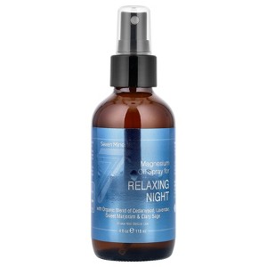 Seven Minerals Relaxing Night, Magnesium Oil Spray, 4 fl oz (118 ml) - 1 of 4