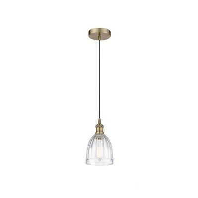Brookfield - 1 Light Cord Hung Mini Pendant In Industrial Style-9.75 Inches Tall and 5.75 Inches Wide
