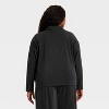 Women's Lightweight Fleece Collared Button-Down Shirt - Universal Thread™ - 2 of 3