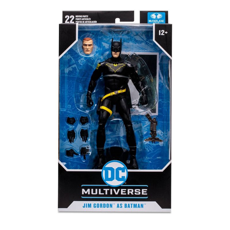 McFarlane Toys DC Multiverse Jim Gordon as Batman 7&#34; Action Figure, 3 of 13